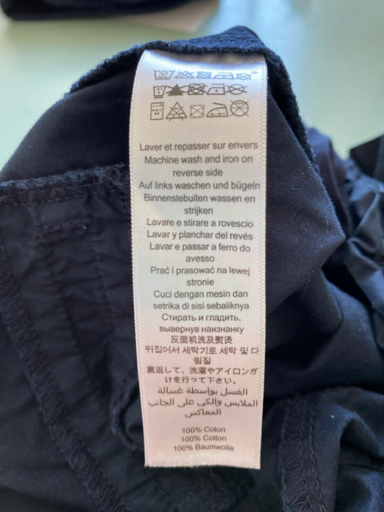 Petit Bateau Bermuda bleu marine en coton