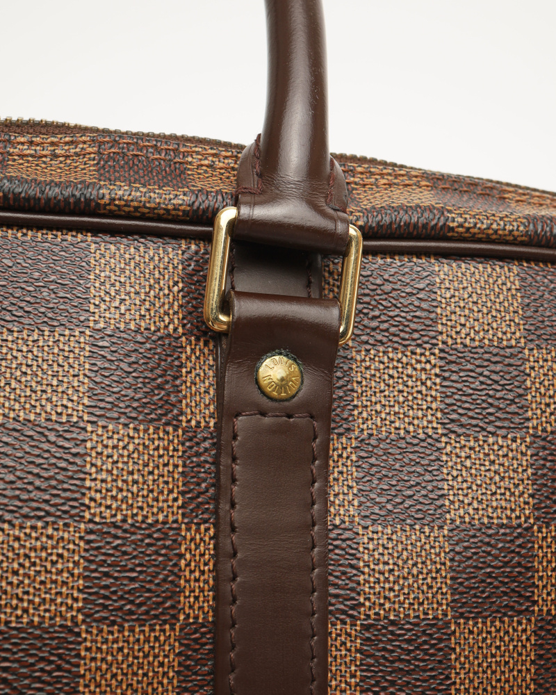 Louis Vuitton Damier Ebene Porte Documents Voyages Bag