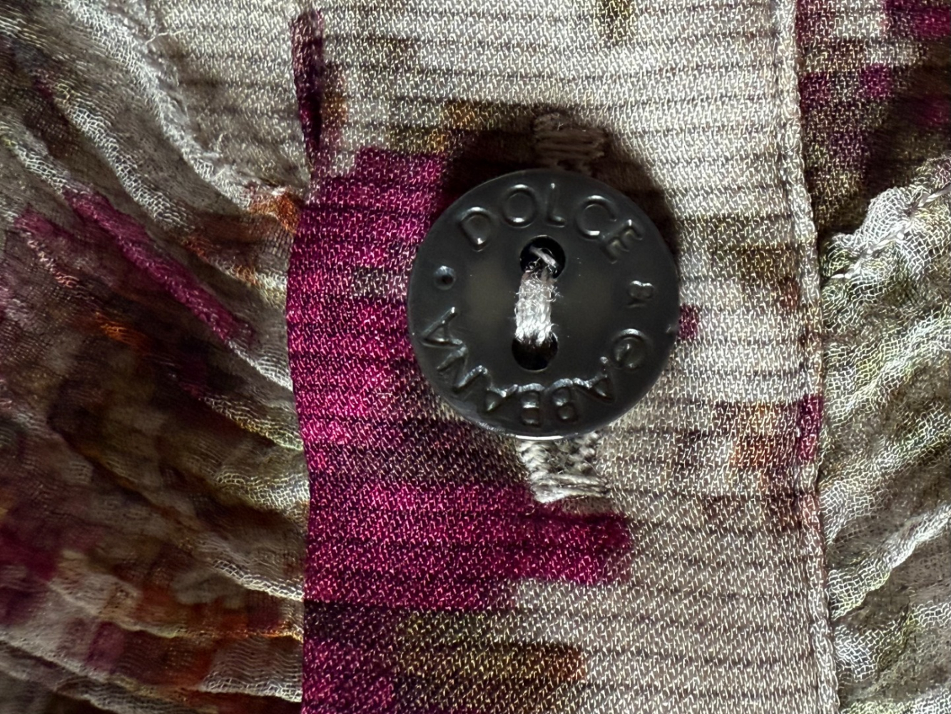 Dolce&Gabbana Romantische Rüschenbluse mit Blumenmuster!