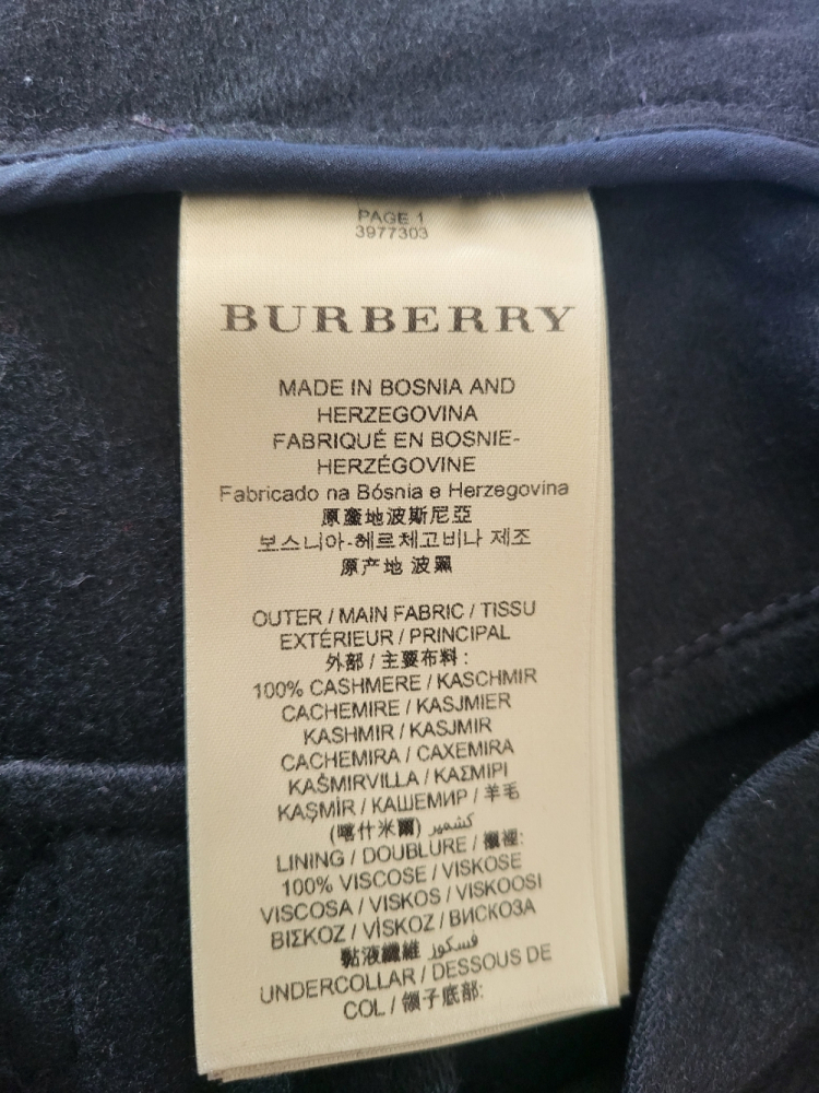 Burberry Langer Mantel
