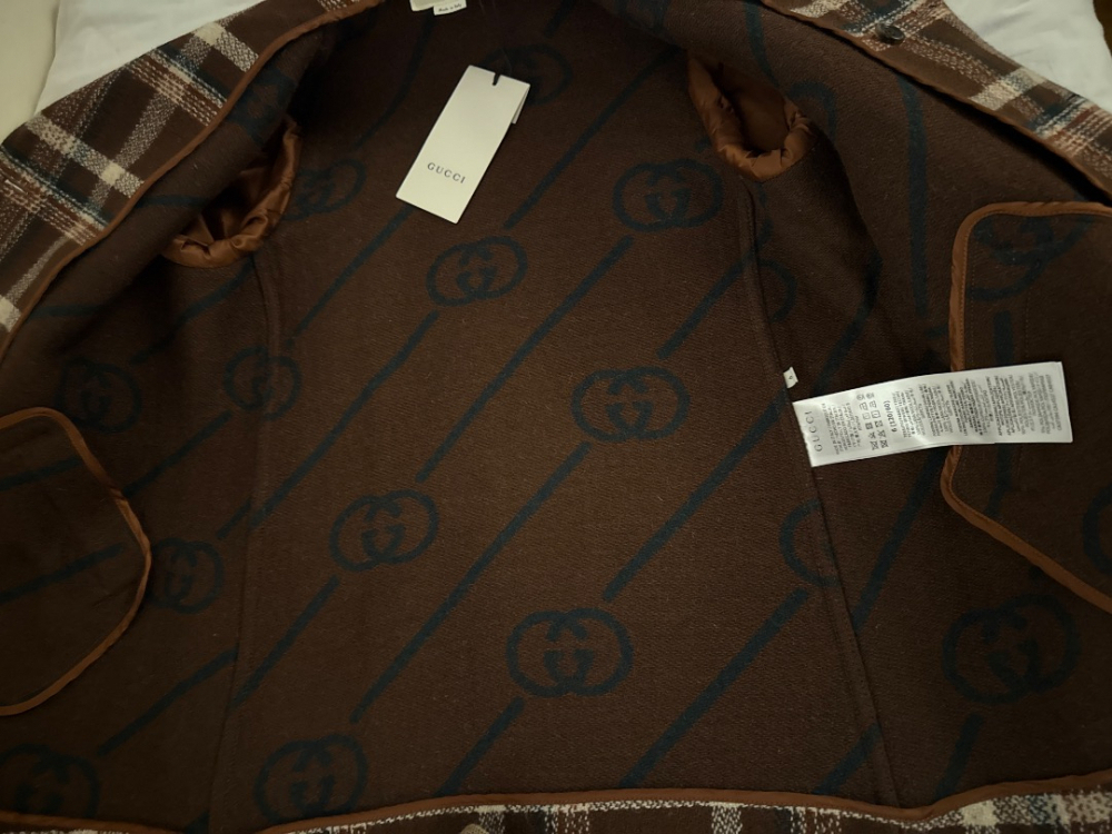 Gucci Manteau en laine + chaussettes en laine