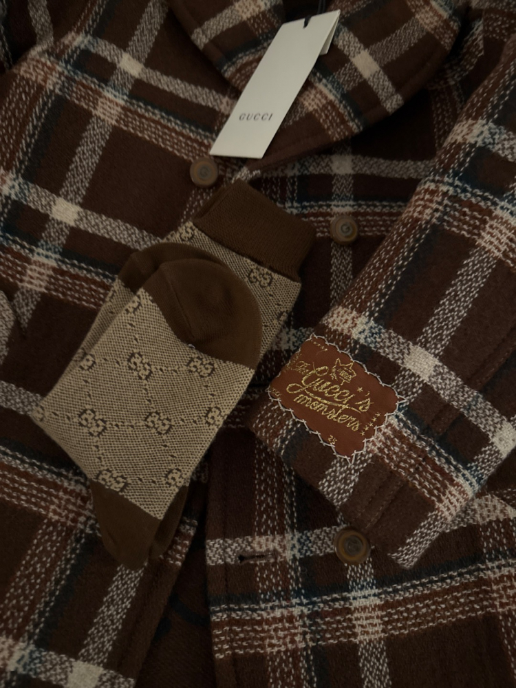 Gucci Manteau en laine + chaussettes en laine