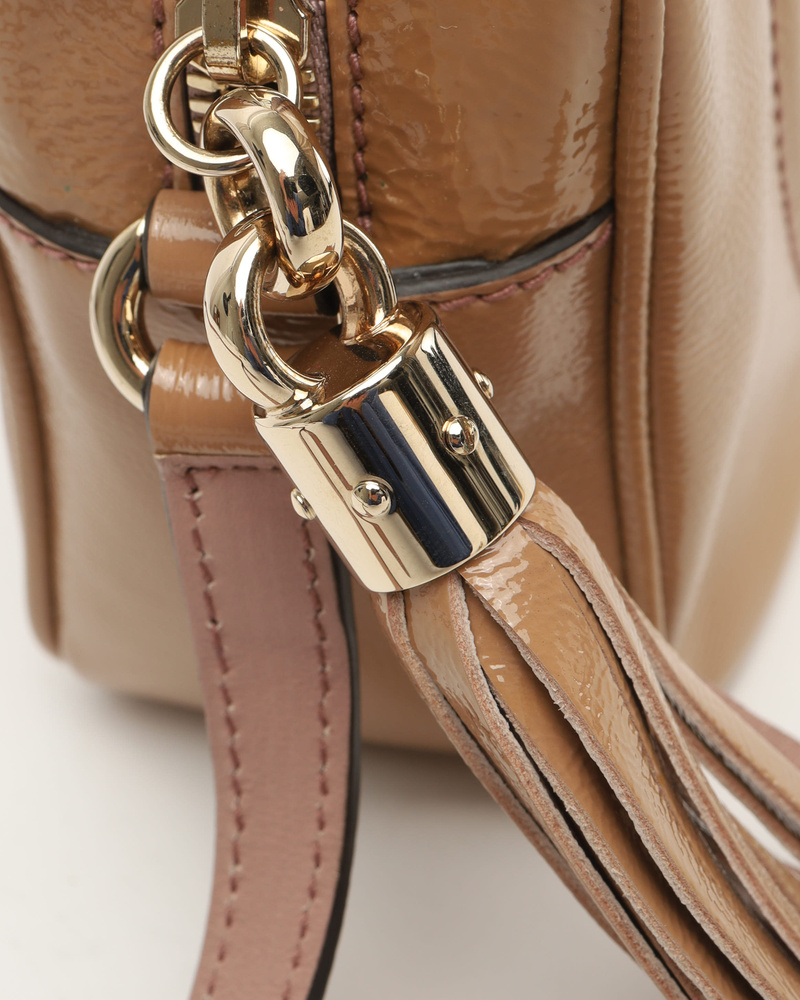 Gucci Patent Soho Disco Camera Bag