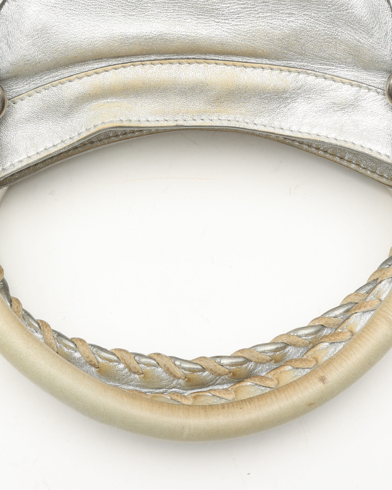 Balenciaga Classic Metallic Motocross City Bag