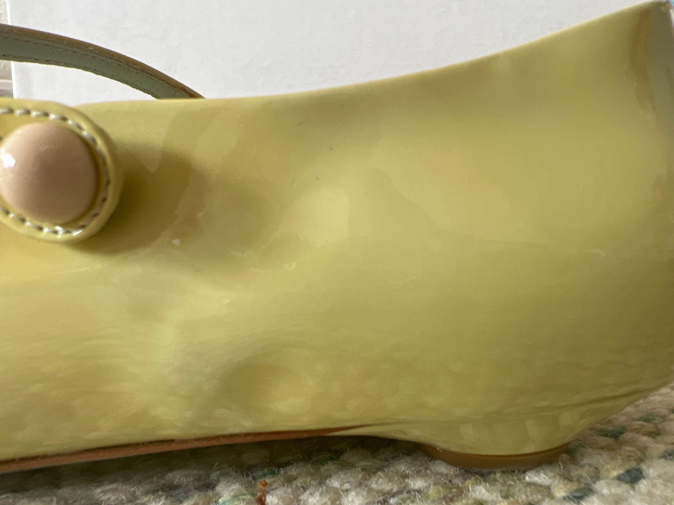 Miu Miu Bernice baby acqua flats