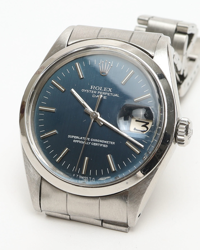 Rolex Oyster Perpetual Date 34mm Ref 1500 Very Rare Sigma Dial Watch