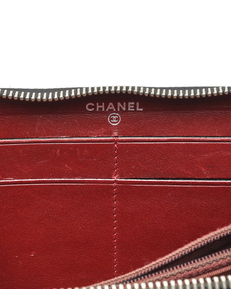 Chanel Long Zip Around Wallet