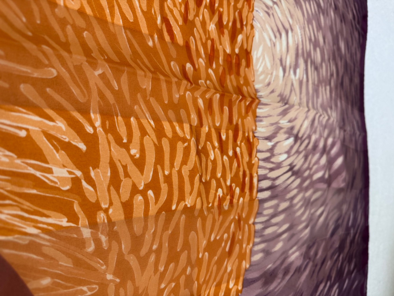 Valentino Garavani Tribal Abstract woven Silk Scarf