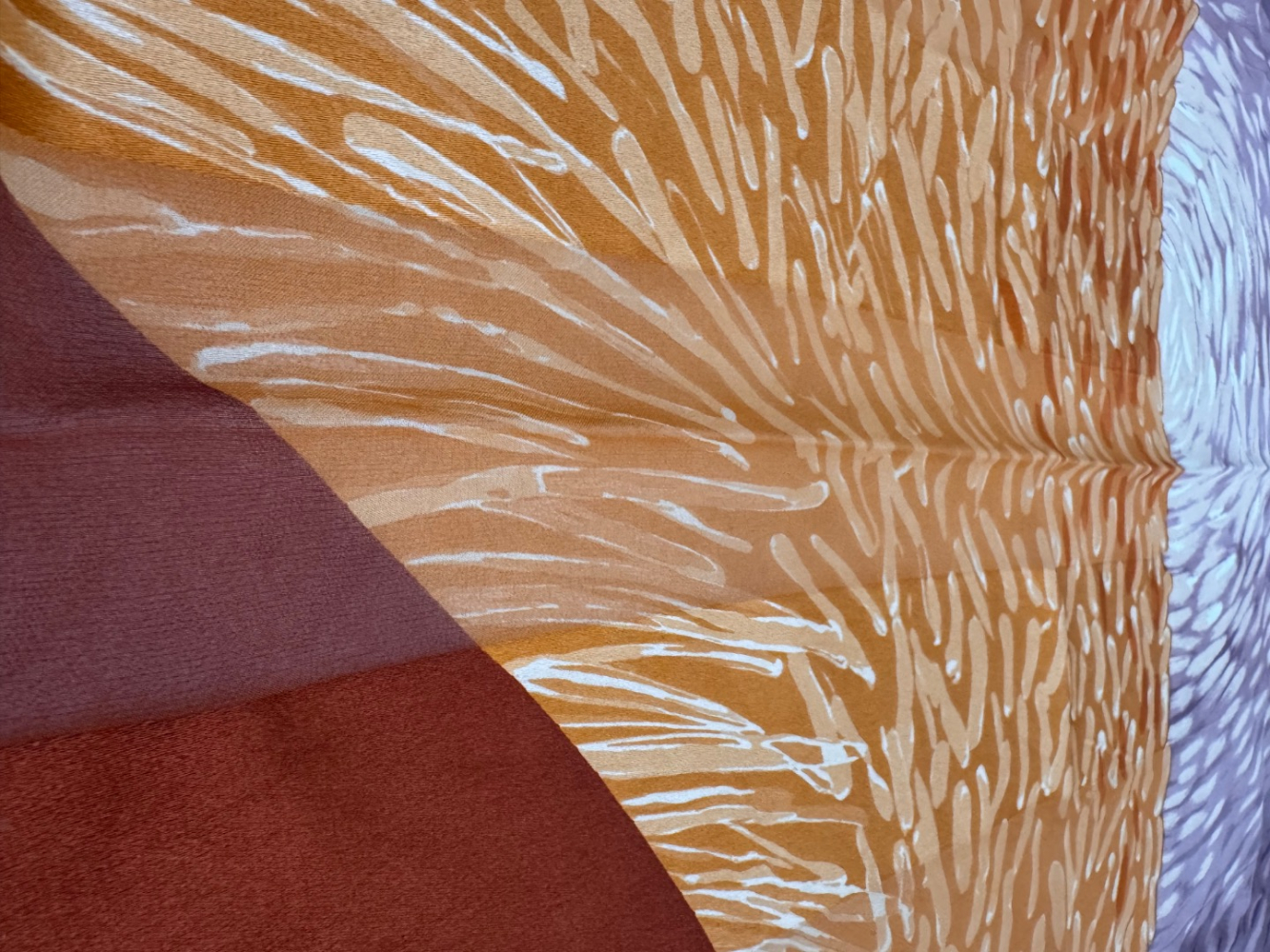 Valentino Garavani Tribal Abstract woven Silk Scarf