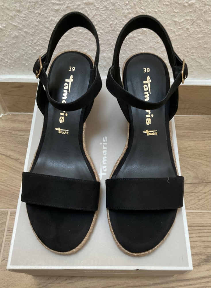 Tamaris Espadrilles black NEUVES