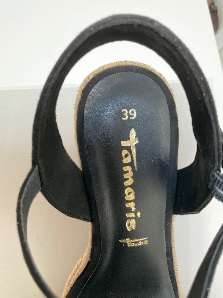 Tamaris Espadrilles black NEUVES