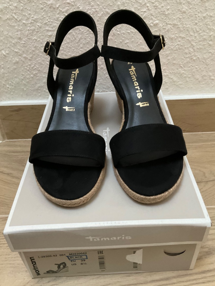 Tamaris Espadrilles black NEUVES
