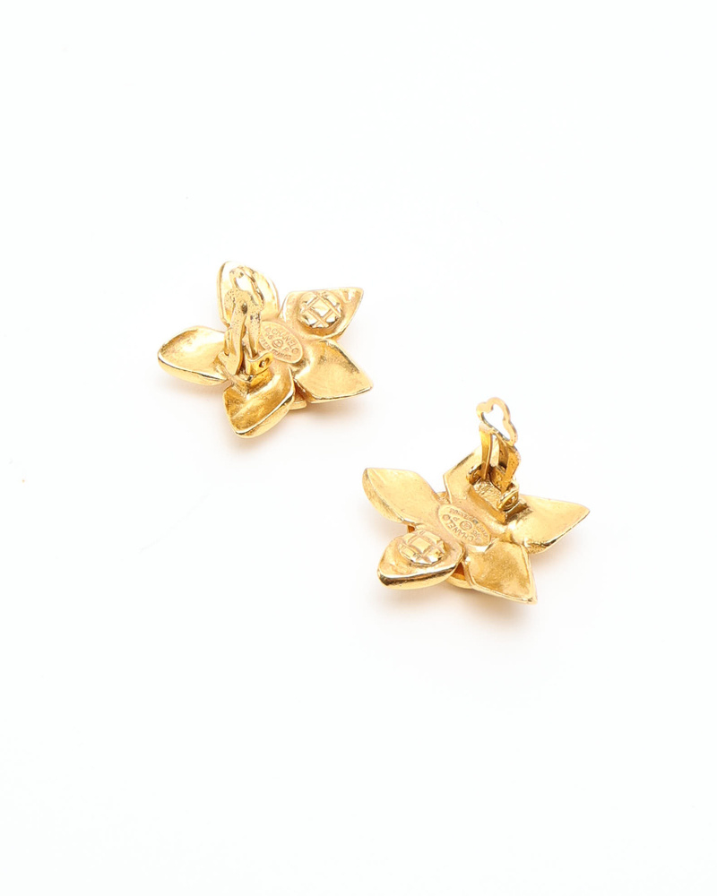 Chanel Coco Mark Clip-on Earrings