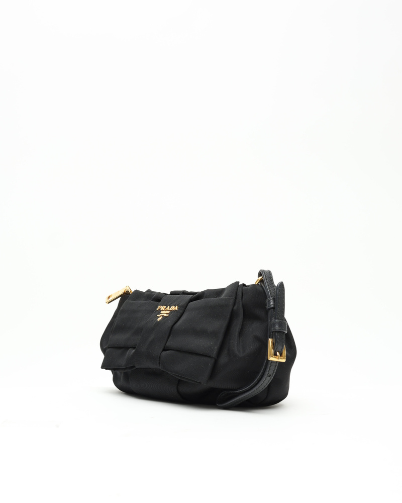 Prada Tessuto Ribbon Toiletry Pouch