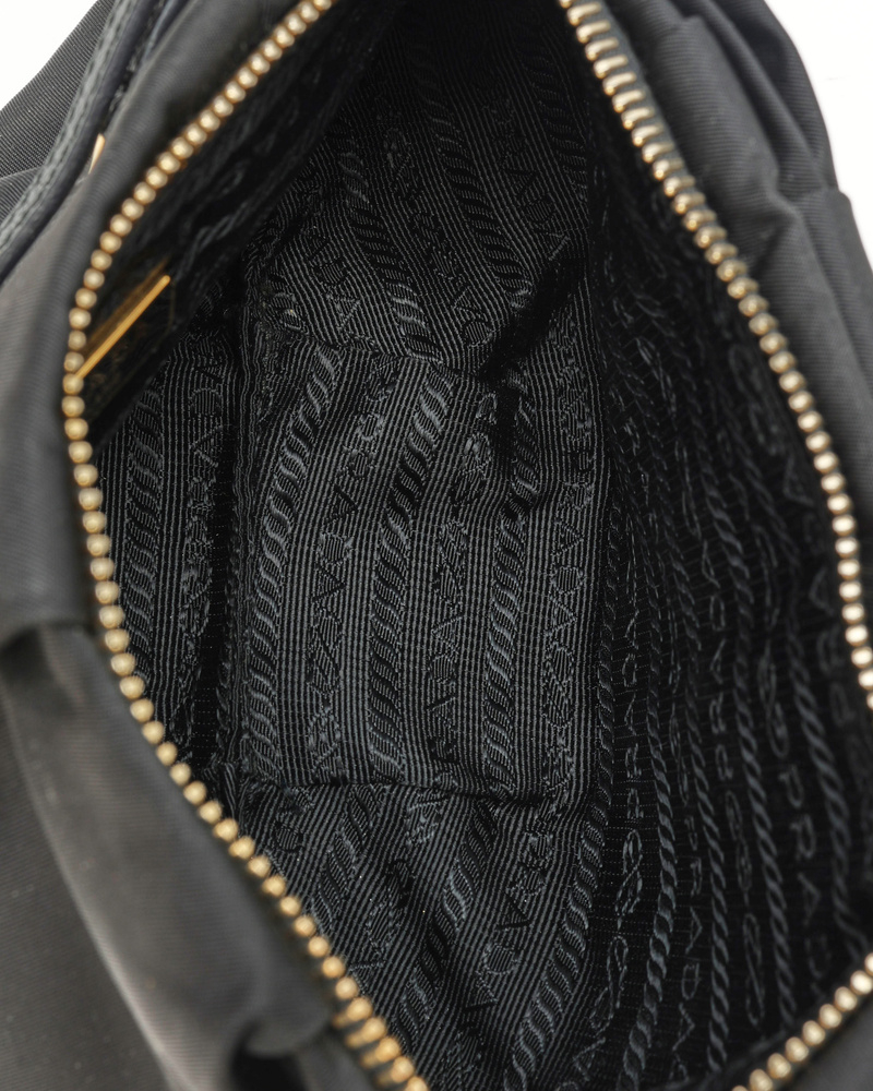 Prada Tessuto Ribbon Toiletry Pouch