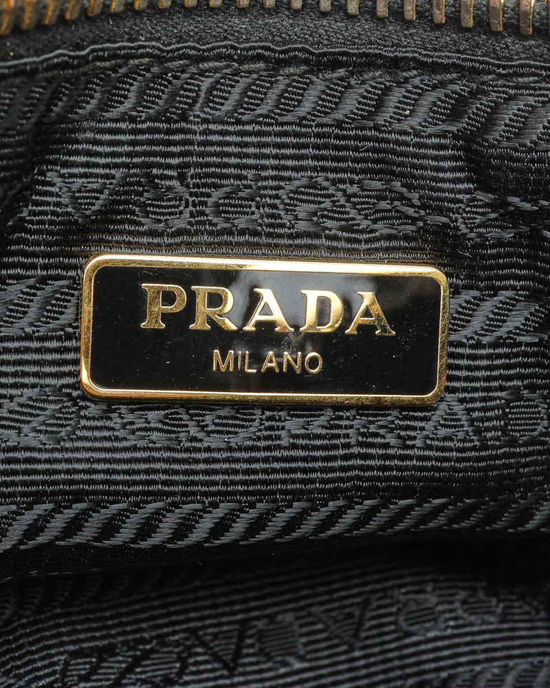 Prada Tessuto Ribbon Toiletry Pouch