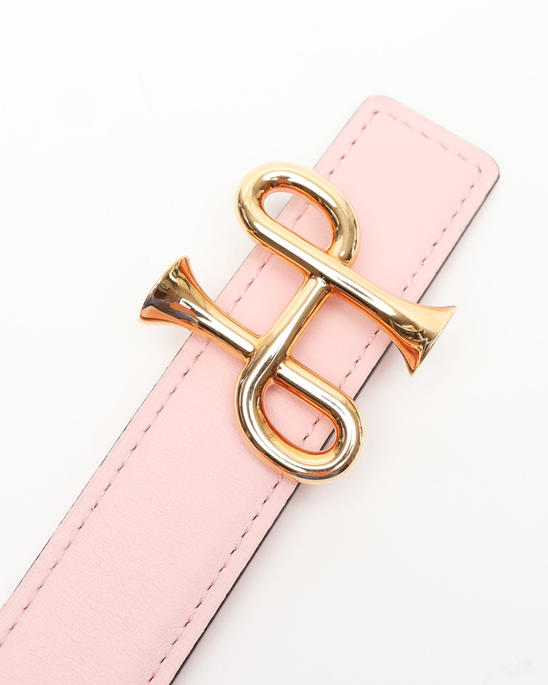 Hermès Sur Mer Reversible Leather and Cor Baroque Belt Buckle