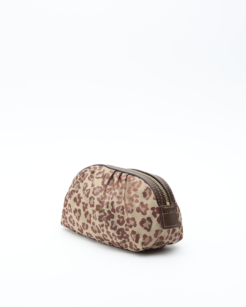 Fendi Leopard Vanity Pouch