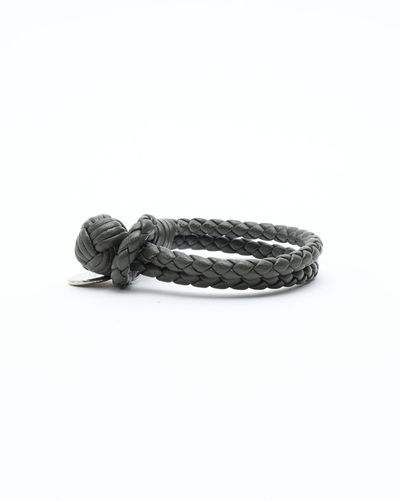 Bottega Veneta Intrecciato Leather Bracelet