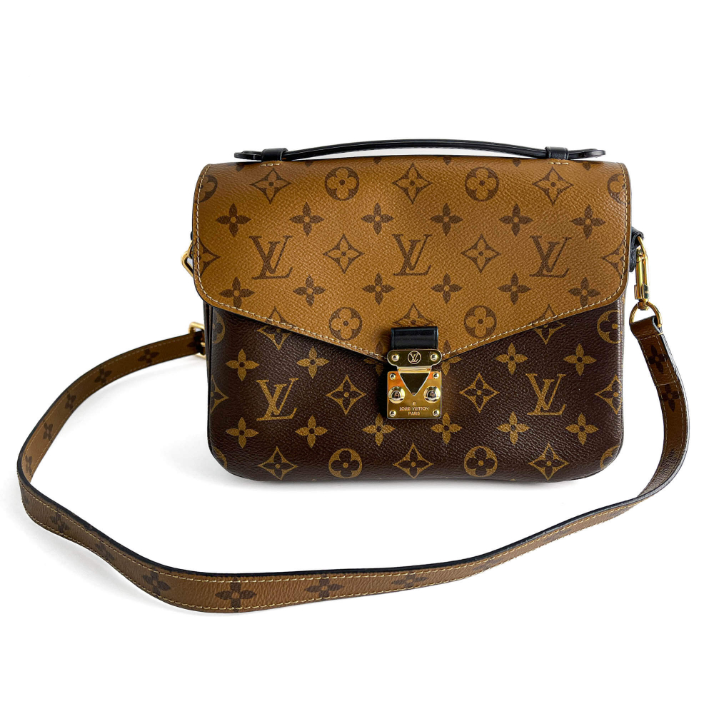 Louis Vuitton Pochette Métis Canvas 2-Ways Flap Crossbody Monogram Reverse