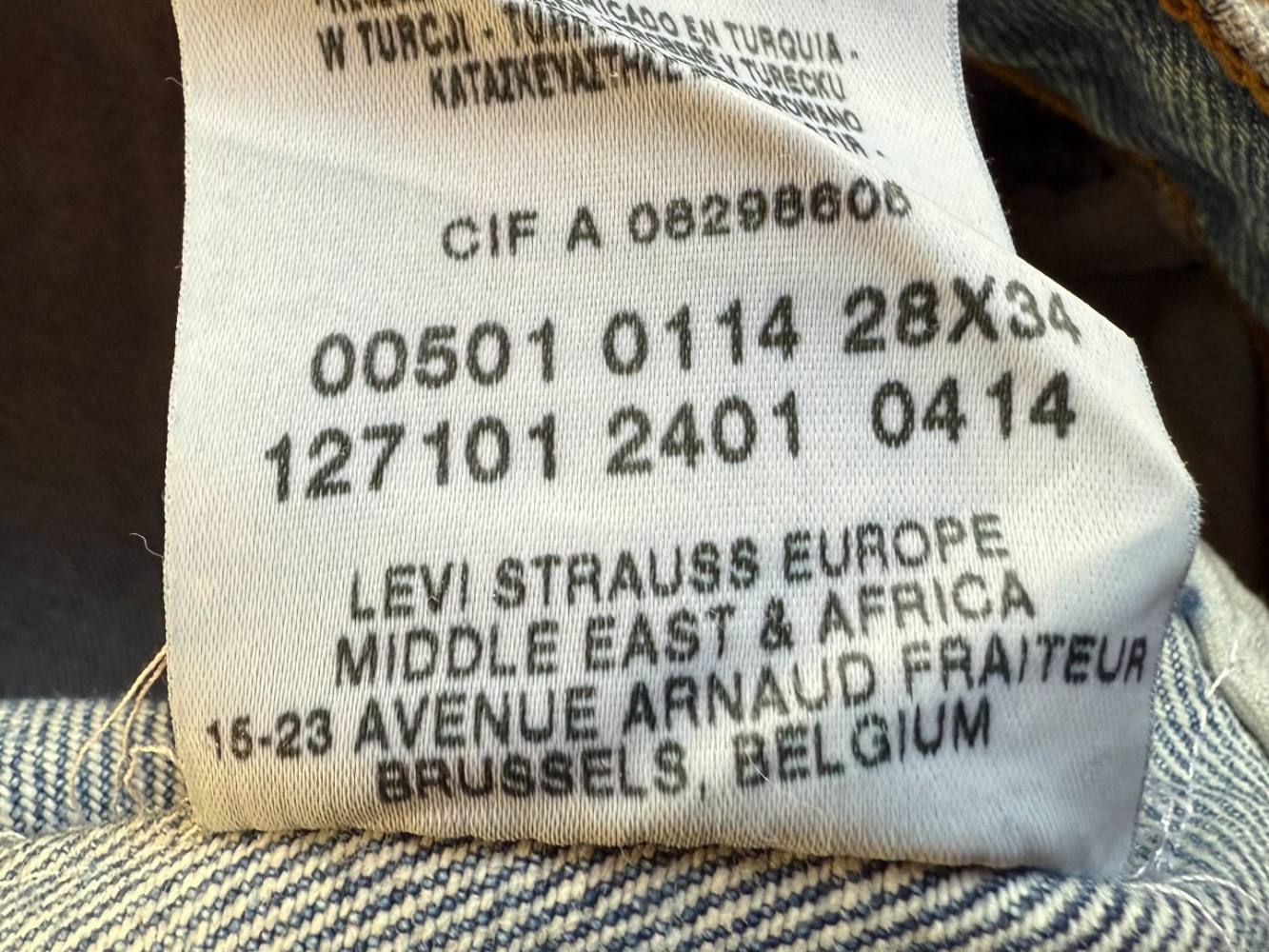 Levi's Vintage 1990er 501's