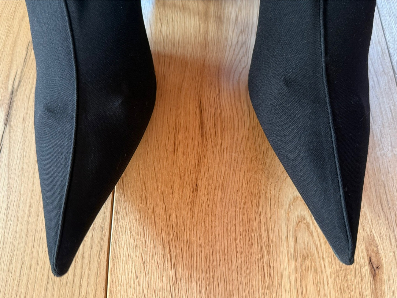 Balenciaga Messer 110mm Overknee-Stiefel mit Socken