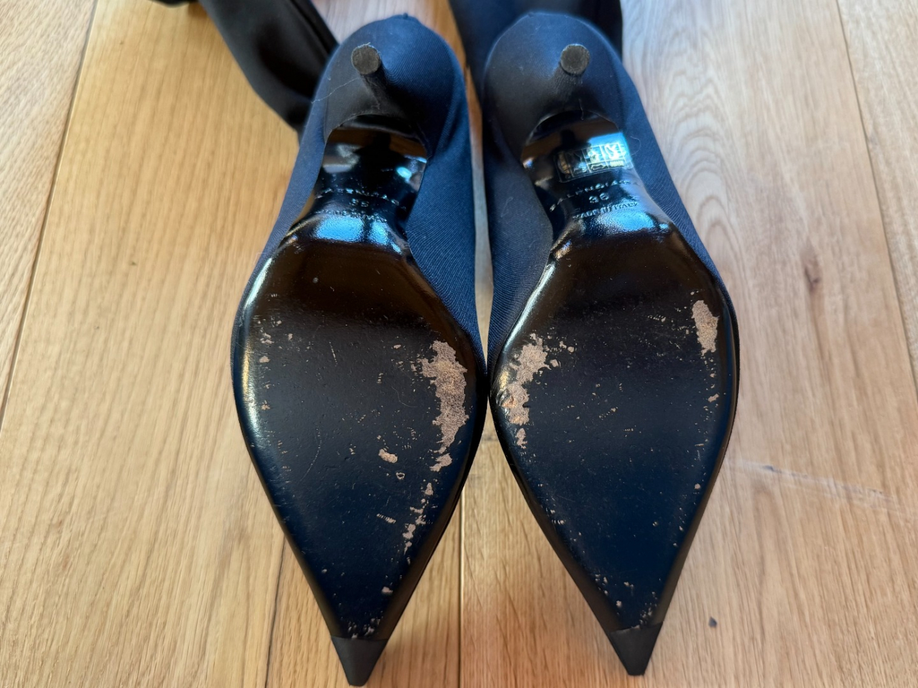 Balenciaga Messer 110mm Overknee-Stiefel mit Socken