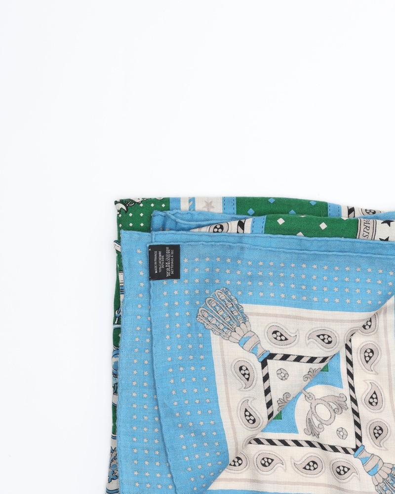 Hermès Harness of the Imperial Court Cashmere Silk Scarf