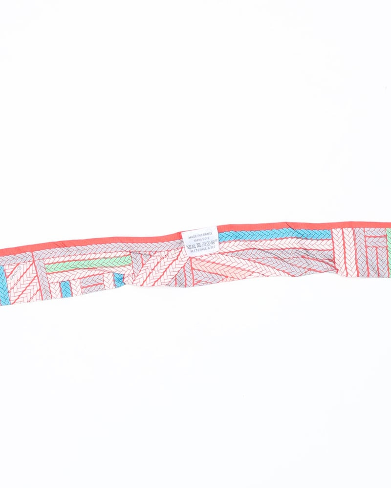 Hermès 86 Tresses H Silk Twilly