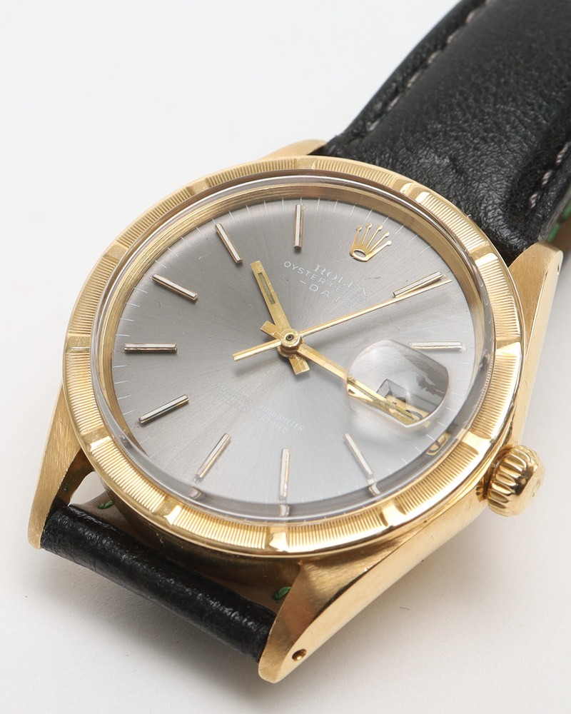 Rolex Oyster Perpetual Date 34mm Ref 1501 Very Rare Gold Watch