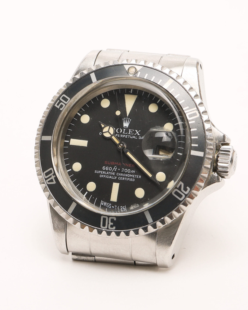 Rolex Red Submariner 40mm Ref 1680 Mint Unpolished 1973 Watch