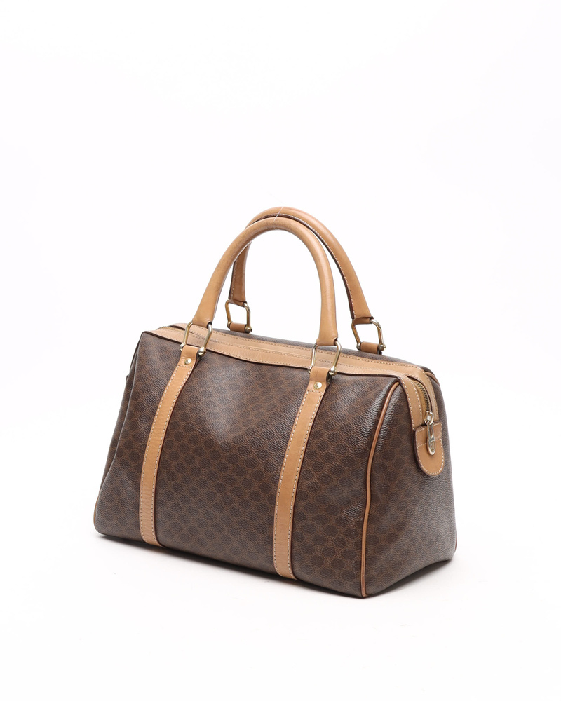 Celine Céline Macadam Mini Boston Bag