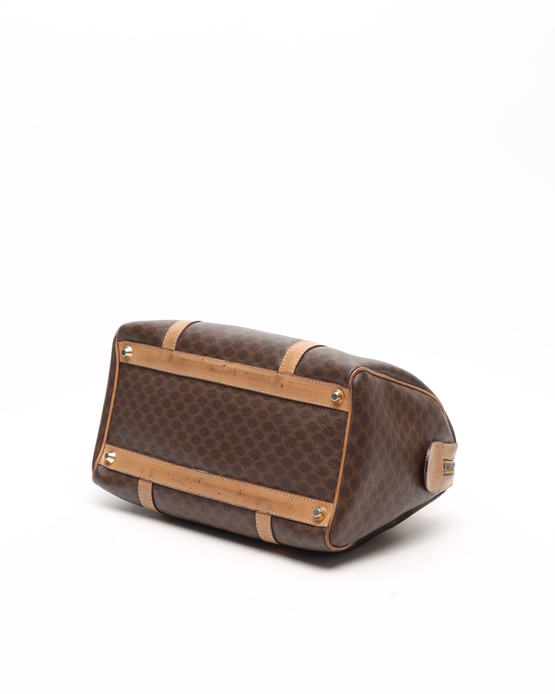 Celine Céline Macadam Mini Boston Bag