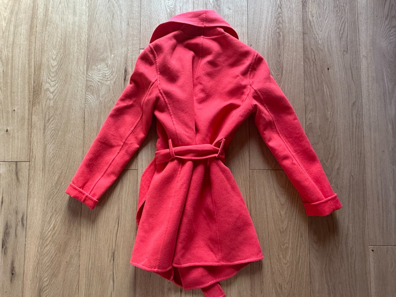 Escada Beautiful and bright:  Brand new Escada vwool, cashmere, angora belted coat!  XS