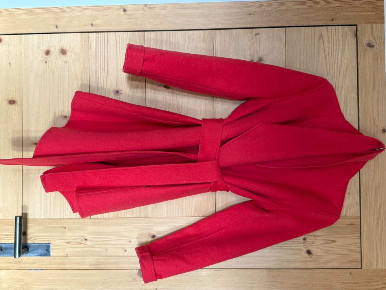 Escada Beautiful and bright:  Brand new Escada vwool, cashmere, angora belted coat!  XS