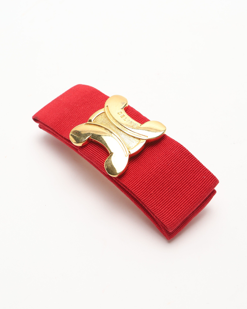 Celine Céline Triomphe Hair Clip