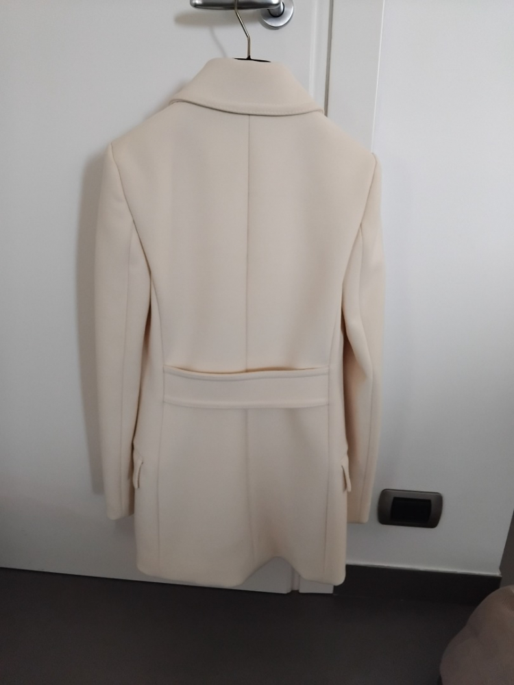 Gucci Manteau mi-saison en laine avec boutons argentés