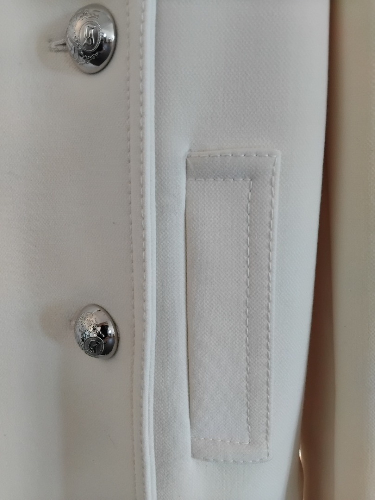 Gucci Manteau mi-saison en laine avec boutons argentés