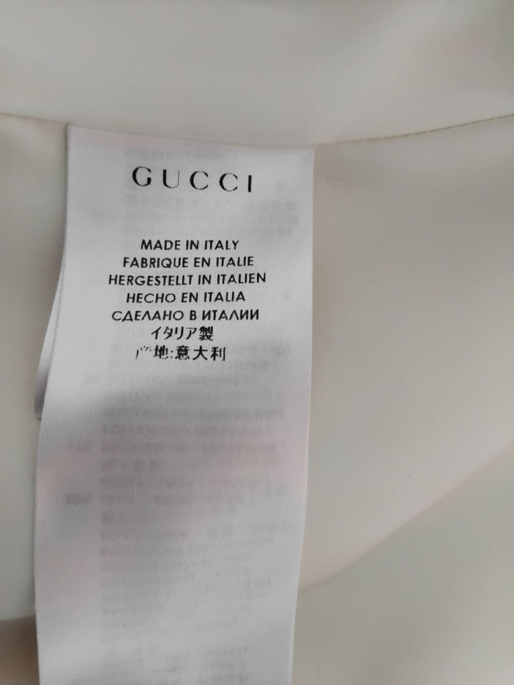Gucci Manteau mi-saison en laine avec boutons argentés