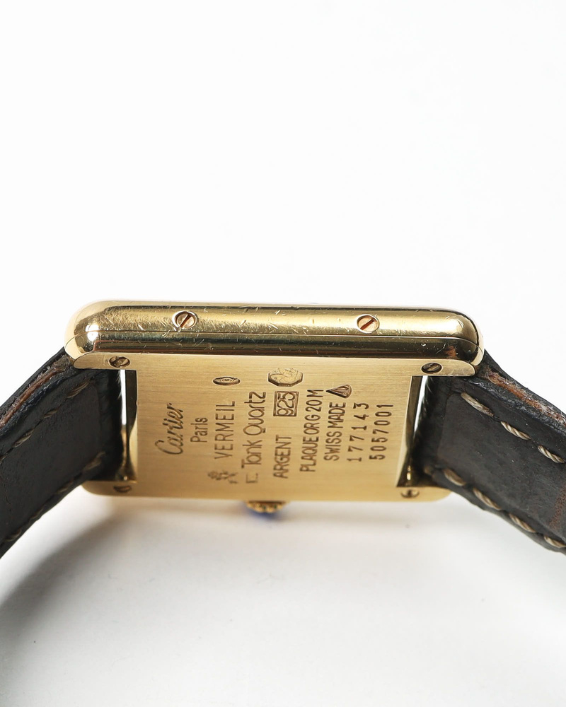Cartier Tank Vermeil 20mm Ref 5057001 Watch