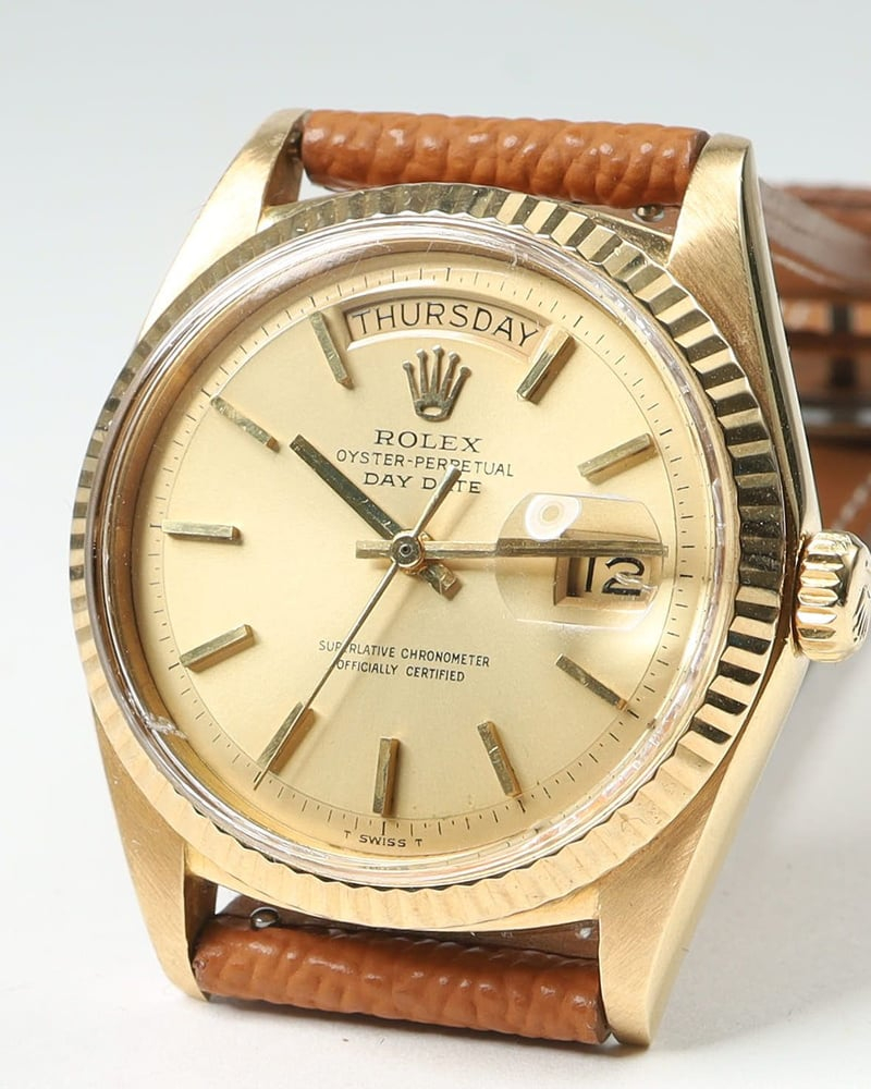 Rolex Day-Date 36mm Ref 1803 18k Gold 1971 Watch