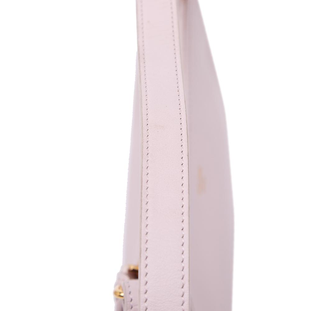 Celine B Celine Pink Light Pink Calf Leather Mini Smooth skin Ava Shoulder Bag Italy