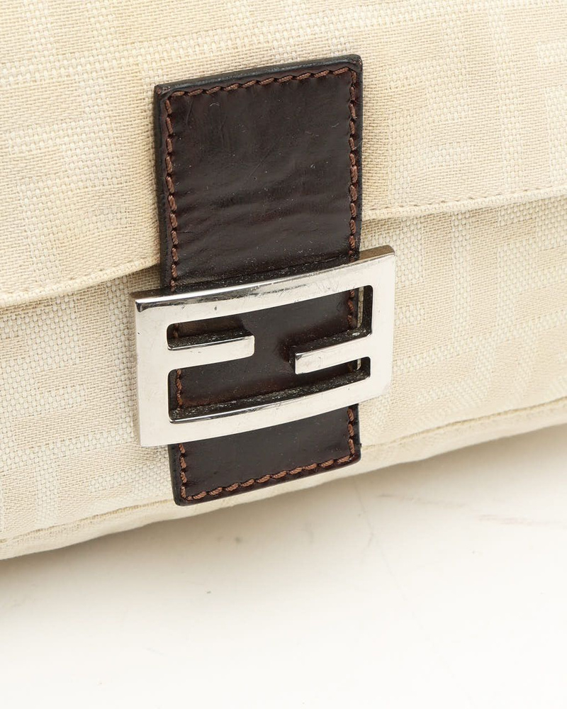 Fendi Zucca Mamma Large Shoulder Bag