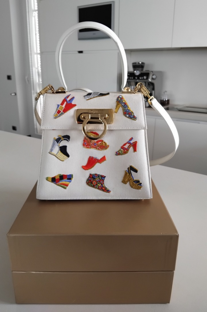 Ferragamo Top Handle Tasche sehr limitierte Auflage Ferragamo's Creations