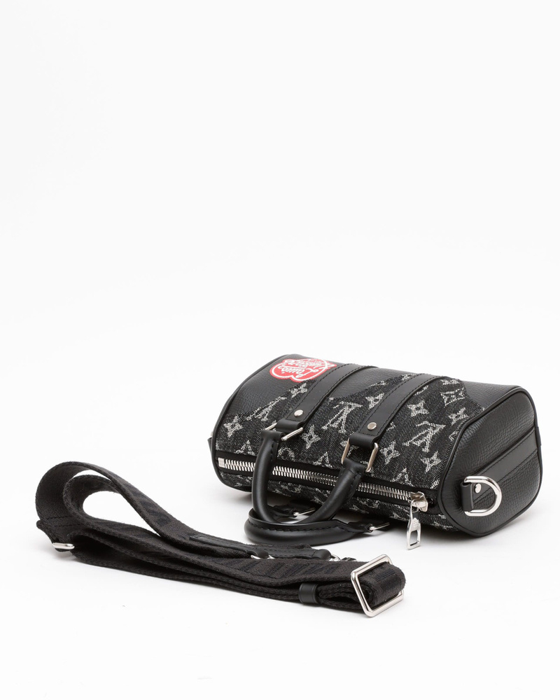 Louis Vuitton Nigo Keepall XS Denim Drip Bag