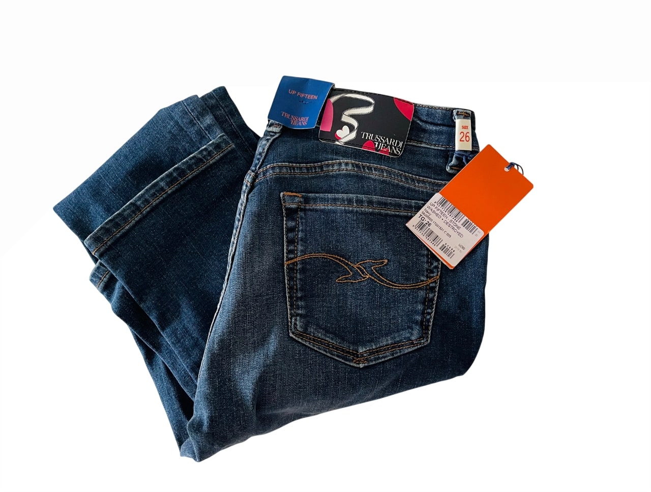 Trussardi Up Fifteen Stoned washed & destroyed