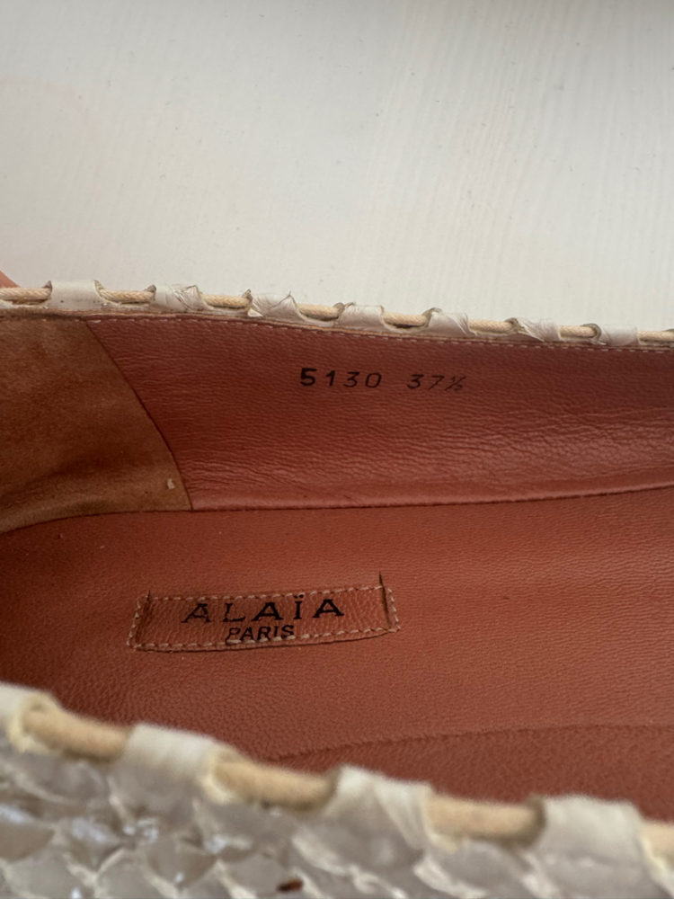 Alaïa Ballerines en python
