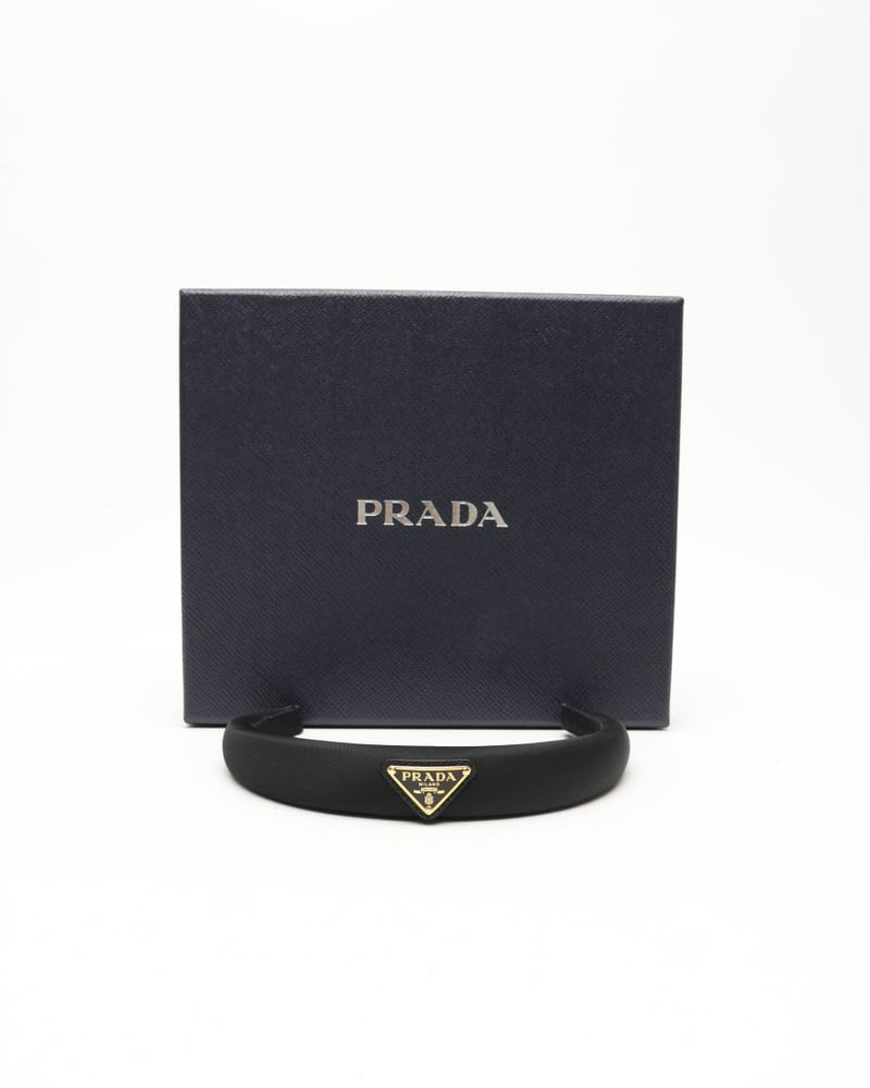 Prada Logo Tessuto Headband