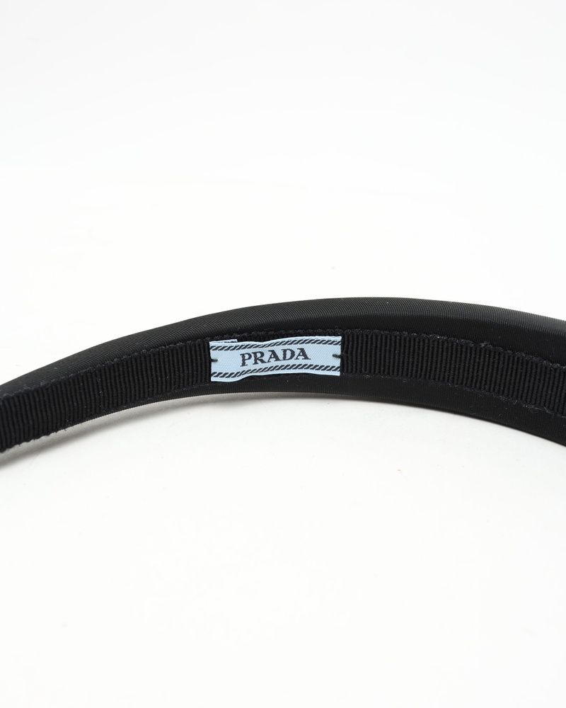 Prada Logo Tessuto Headband