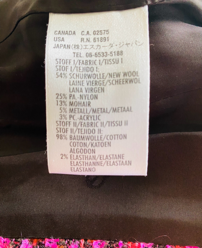 Escada Elegant chick woolen jacket